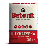 Гипсовая штукатурка Бетонит для ручного нанесения 30 кг