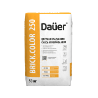 Цветная кладочная смесь армированная Dauer BRICK.COLOR 250 красная 50 кг