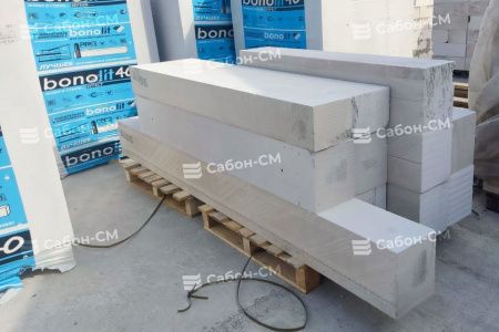 Газобетонные блоки Бонолит Проджект Электросталь D500 600х75х250 перегородочные