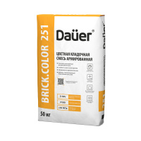 Цветная кладочная смесь армированная Dauer BRICK.COLOR 251 вишневая 50 кг