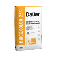 Цветная кладочная смесь армированная Dauer BRICK.COLOR 251 вишневая 50 кг