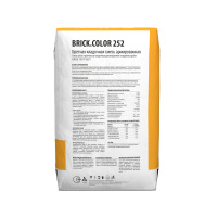 Цветная кладочная смесь армированная Dauer BRICK.COLOR 252 вишневая 50 кг